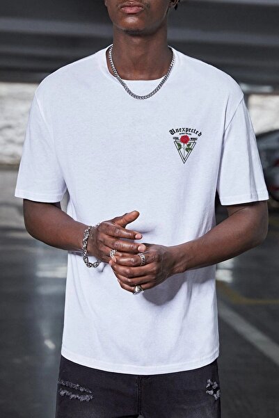 İnsane Minds Unex Футболка Oversize з принтом троянди