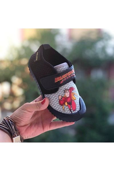 Pandalina Papuci pentru copii - Pantofi pentru școală pentru creșă, talpă moale anti-alunecare, velcro