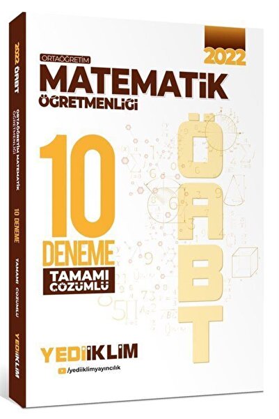 Yediiklim Yayınları Yediiklim 2022 Öabt Ortaöğretim - Lise Matematik Öğretmen...
