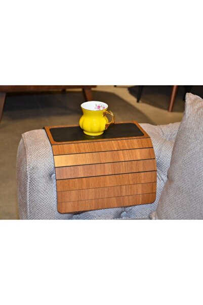 ARKITEKT EX Kolçak Tepsisi MDF 8 mm | Kaymaz Orta Alan | Bardaklık ve Telefon...