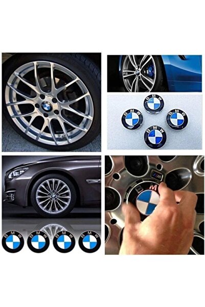 OTOCOMFORT Bmw F10 F30 E36 E38 E39 E46 E60 E90 Nikelaj Çelik Jant Göbeğiı 68mm-65mm 4 Adet