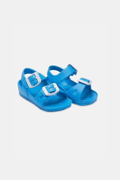 Dagi Blau gestreifte Kinderhausschuhe
