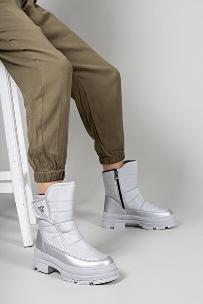 Riccon Ασημένιες παιδικές μπότες χιονιού 0012820