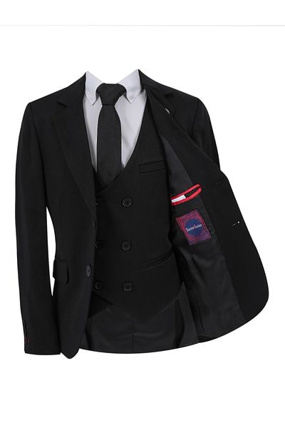 Doctor junior Boy's Black Suit