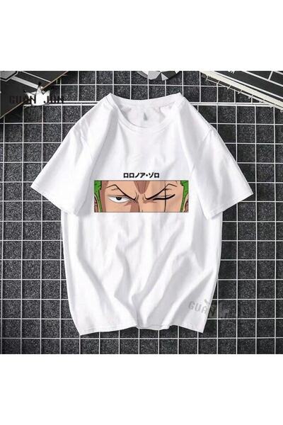 GALASHOP تي شيرت رجالي من Luffy Zoro تي شيرت هاراجوكو N104