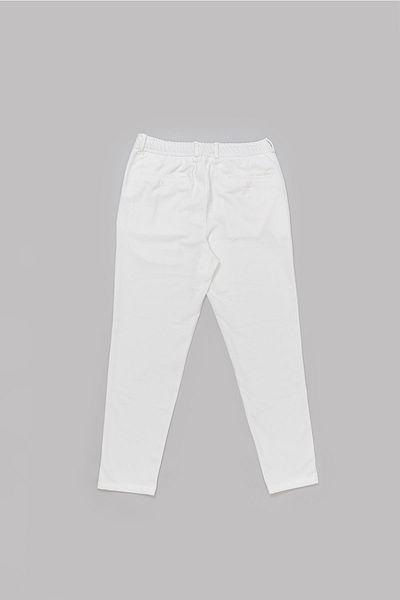 Mabross Ανδρικό παντελόνι White Jogger Fit