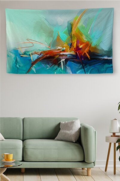 Decoraw Quality Abstract Oil Painting Wall Cover - Canvas Rug