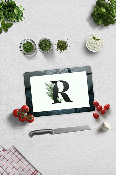 Decorita Glass Cutting Board - Glass Cutting Board |   Letter Design |   R |   20cm X 30cm