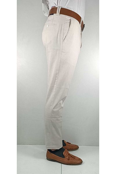 Bomonti Linen Look Cotton Trousers