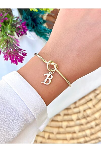 KBC STORE Love Knot Letter Bracelet Letter B