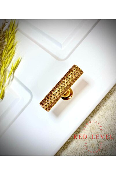 Red Level Ender Gold Button - Modele de mânere metalice de lux, sertar dulap și mâner de bucătărie