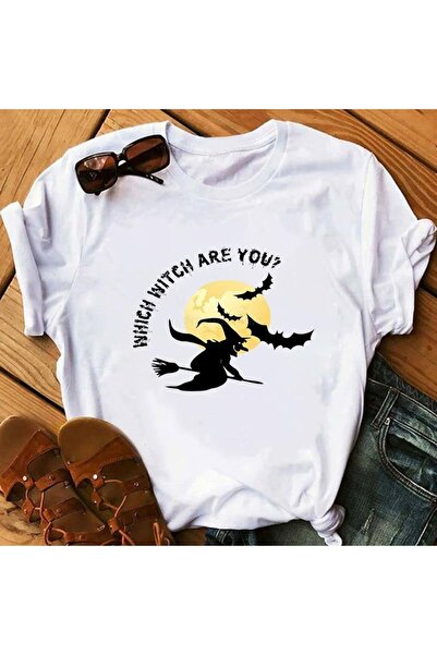 Gala تي شيرت بطبعة ساحرة الهالوين M546