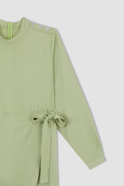 DeFacto Basic-Jumpsuit mit Bindedetail