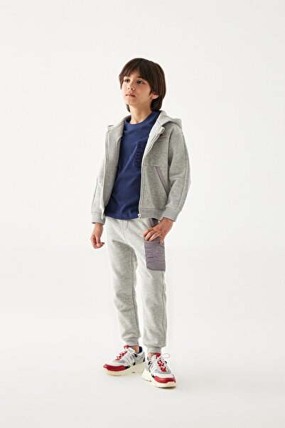 SWATSKY Graues Trainingsoberteil für Jungen 22pfwsw5402