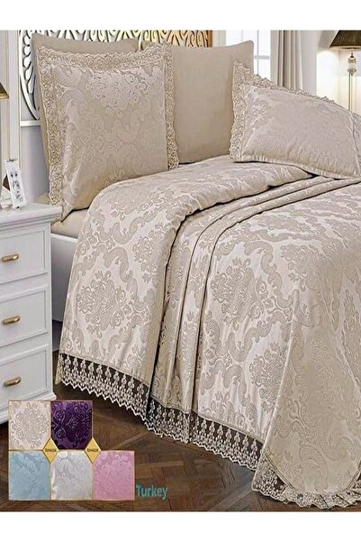 bursa çeyiz Şönil Aden Yatak Örtüsü 3 Parça