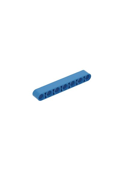 LEGO Original Technic Moc Custom Accessory Liftarm 1 X 7 Thick - Dark Azure 4 Pieces to Ship