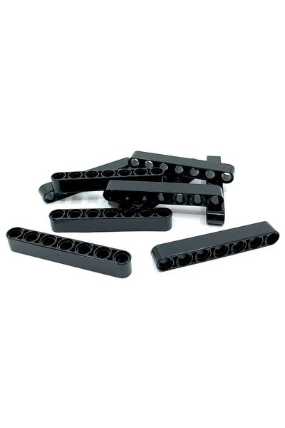 LEGO Technic Moc ملحقات مخصصة Liftarm 1 X 7 سميك - أسود سيتم إرسال 4 قطع