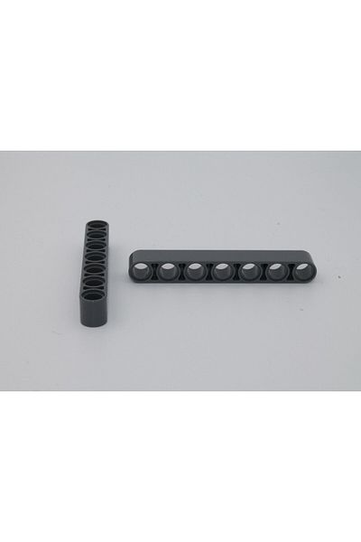 LEGO Technic Moc Custom Accessory Liftarm 1 X 7 Thick - Dark Gray 4 Pieces Will Be Sent