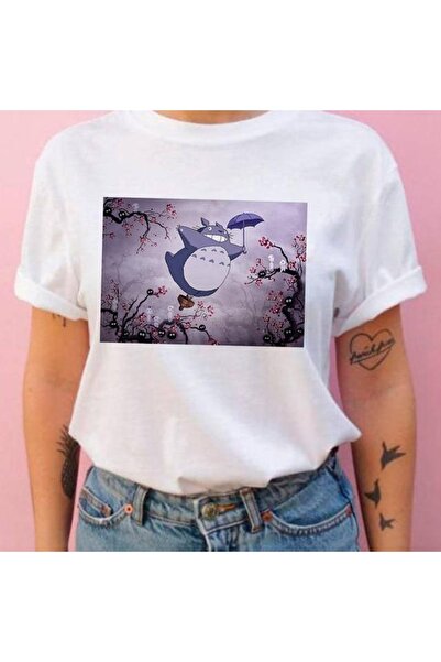 GALASHOP تي شيرت توتورو ميازاكي هاياو هاراجوكو جيبلي - M49