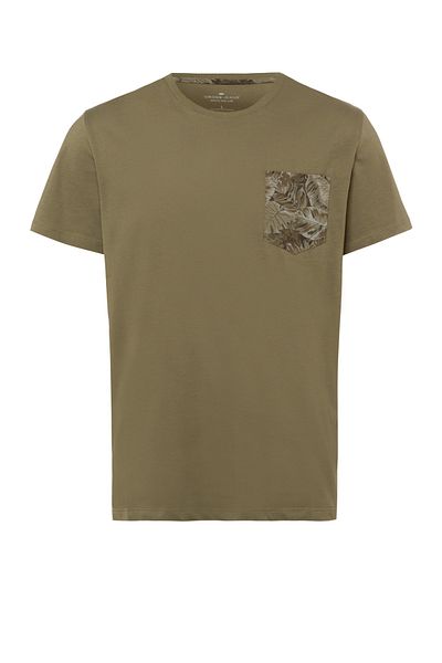 CROSS JEANS T-Shirt - Khaki - Regular Fit
