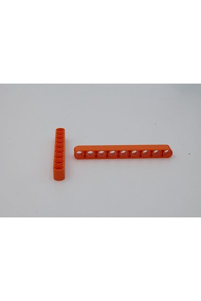 LEGO Original Technic Moc Custom Accessory Liftarm 1 X 9 Thick - Orange 4 Pieces Will Be Sent
