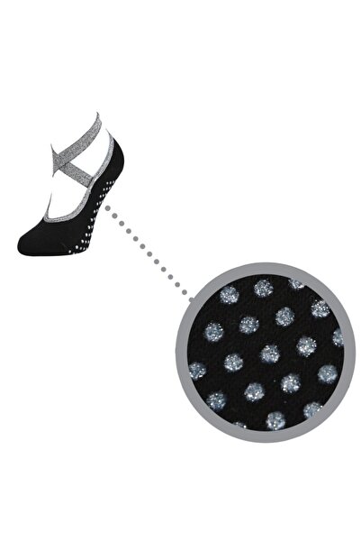 BlueStore Siyah Pilates Yoga Bale Ve Dans Çorab