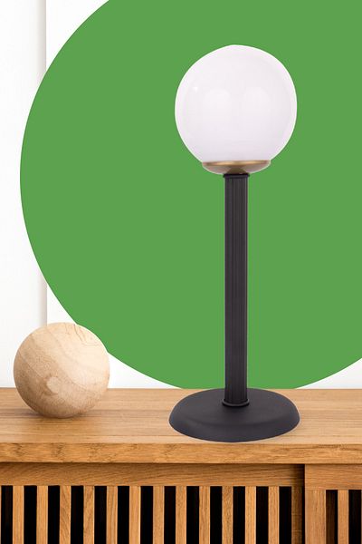 MINIMAL ETICARET VE BILGI TEKNOLOJILERI Line Balloon Andesite Black Lampshade
