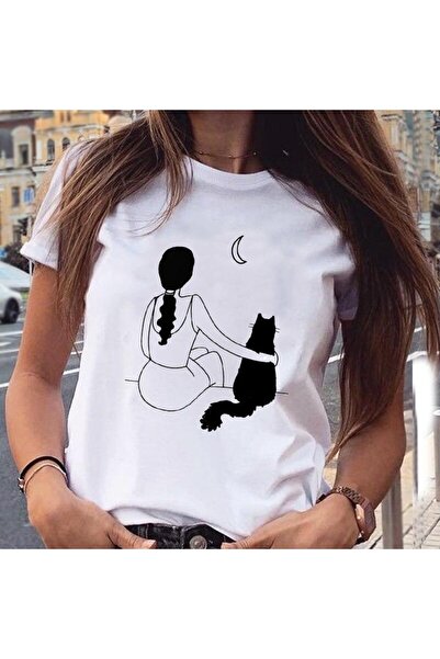 GALASHOP تي شيرت نسائي بنمط رسومي على شكل حيوانات موديل 484