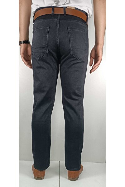 Bomonti Mckanzie Товсті чорні джинси Класичні чоловічі еластичні джинси