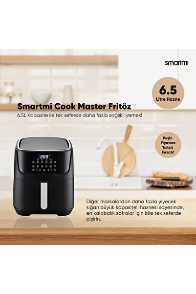 SmartMi Cook Master-d Air Fryer 6.5 Lt Yağsız Fritöz