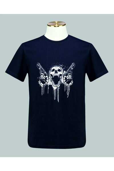 Butik تي شيرت بنمط المسدس