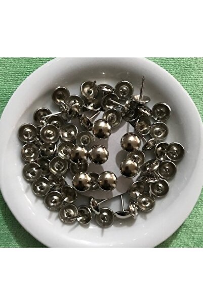 ÇAĞ Kabara Raptiye Koltuk Çivisi Krom Nikel Düz Çapı 11mm 50adet