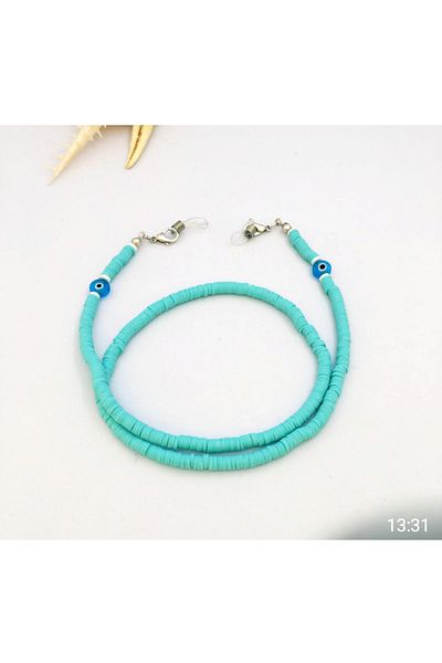 Best Sisters Takı Tasarım Light Turquoise Children's Glasses Rope