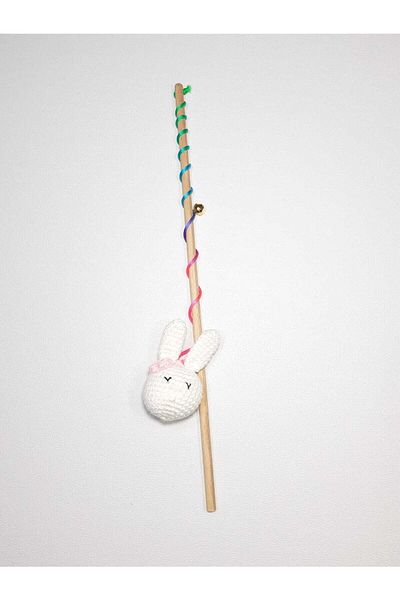 Be Cat Amiguri Rabbit Figured Cat Fishing Rod with Bells