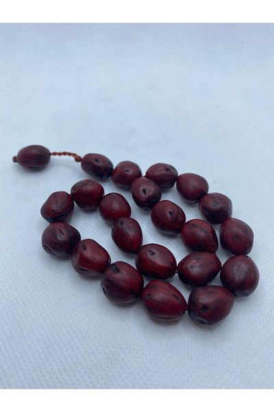 Redstone Store Natural Red Andız Tree - Prayer Beads with Seeds and Scents