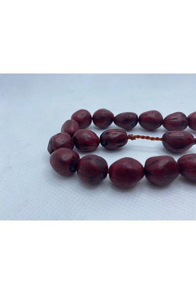 Redstone Store Natural Red Andız Tree - Prayer Beads with Seeds and Scents