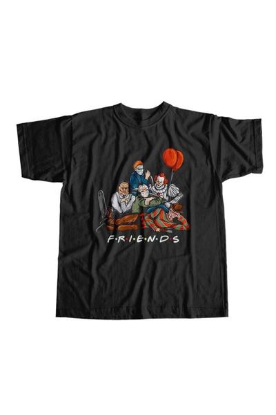 GALASHOP Unisex Komik Korku Friends T Shirt Mod442