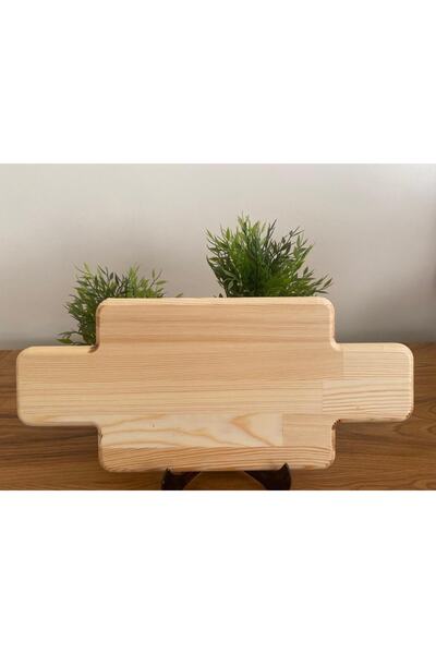 HDMD طبق تقديم خشبي يظهر