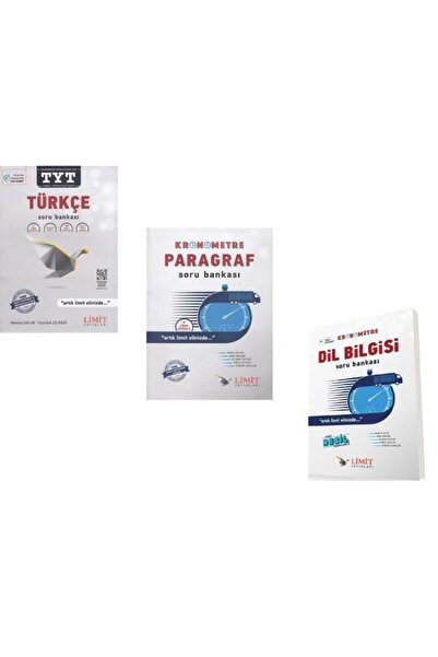 Limit Yayınları Limit Türkçe-paragraf-dilbilgisi Soru Bankası Seti