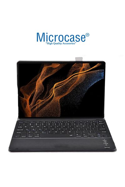 Microcase Samsung Galaxy S8 Ultra X900 - 14.6 Inch Tablet Case with Bluetooth Keyboard and Stand - Bkk1
