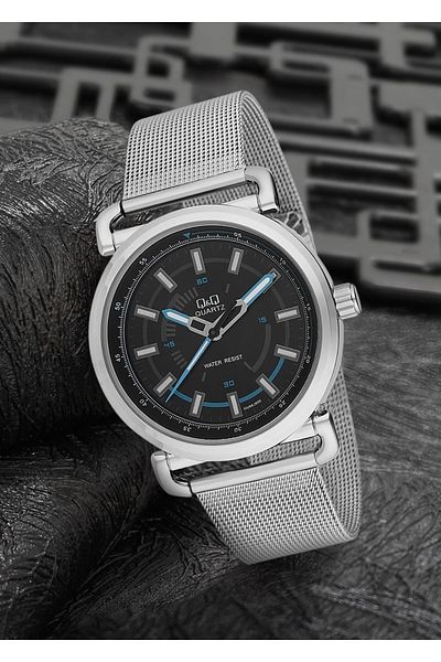 Q&Q Men's Straw Wristwatch Gu66h