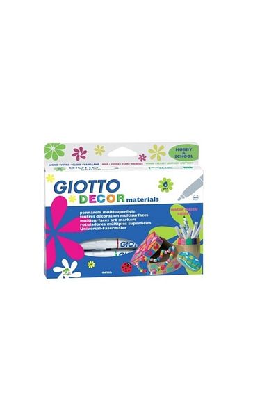 Giotto Decor Materials Fabric Pencil Set of 6 (453300)