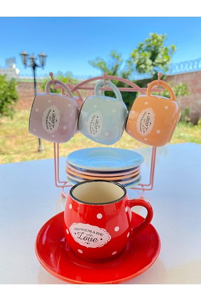 Perotti Kuupa 81009 6-Piece Coffee Set with Stand