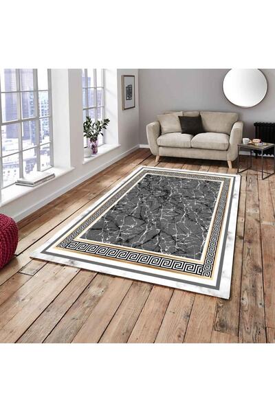 Madame Clean Home Husă pentru covor din catifea de mătase din cauciuc New Marble