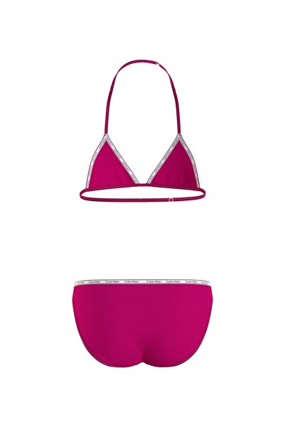 Calvin Klein Pembe Kız Çocuk Bikini Takım Ky0ky00008-trıangle Bıkını Set