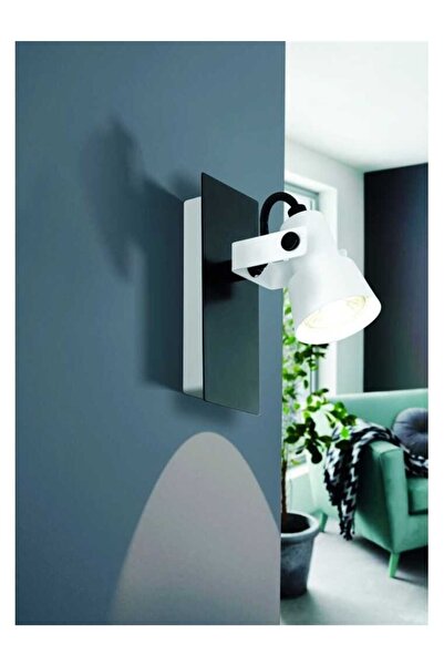 Genel Markalar 97371 "TRILLO" 1X4,5W Çelik Beyaz, Siyah Sıva Üstü Spot