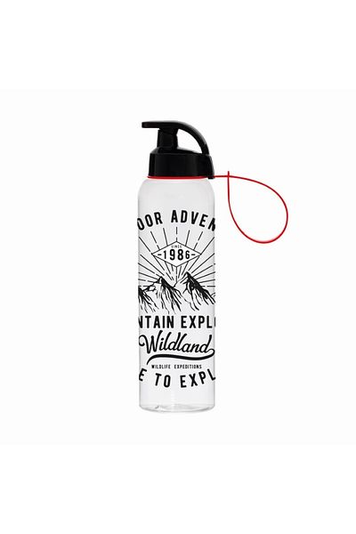Herevin 0.75 Lt Patterned Water Bottle with Hanger Wildland161405-420