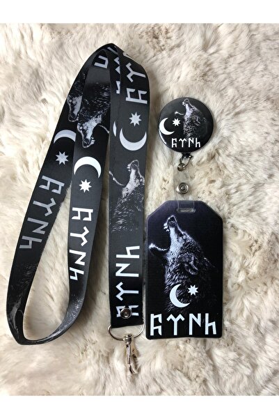 Hediyebum Set curea pentru gât Gokturk Yoyo și suport pentru carduri