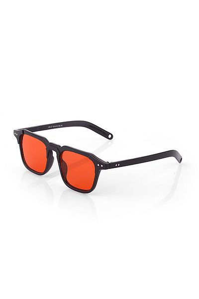 Twelve Unisex Rectangular Bone Sunglasses