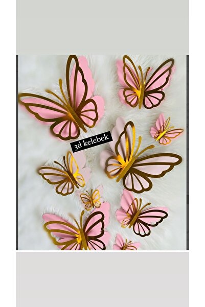 MONO GRUP Mono Desıgn 3d Kelebek Kürdan Cupcake